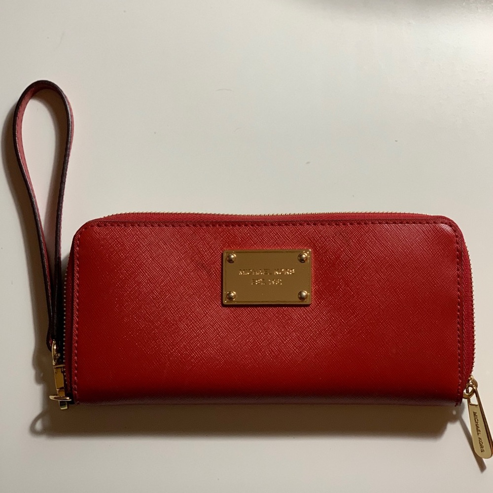 Michael Kors zip- around wallet